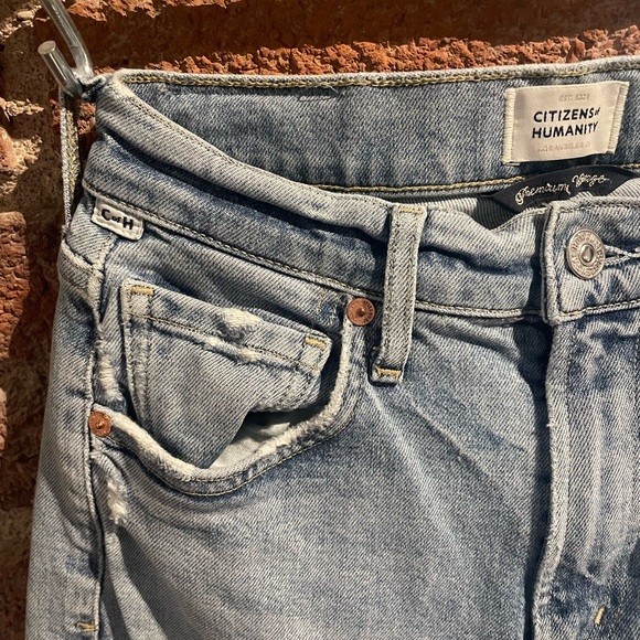 CITIZENS OF HUMANITY ISOLA CROPPED JEAN SIZE 24 - Picture 3 of 7